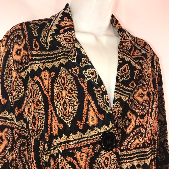 Beautiful Slinky Blazer Jacket, size L - Picture 3 of 12